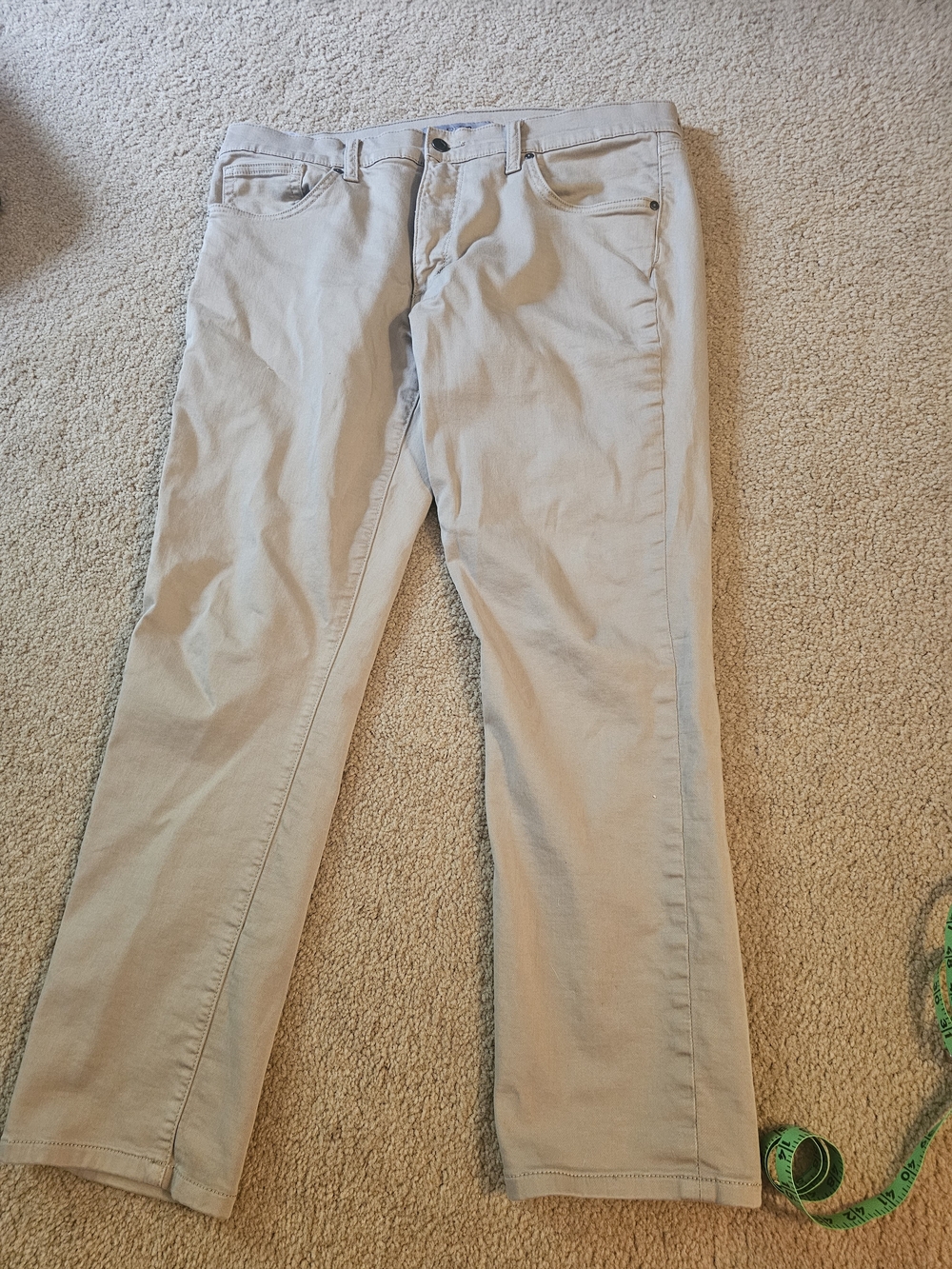 Joe's Jeans Light Tan Straight-Leg Chinos